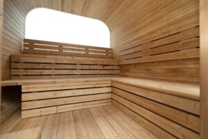 Outdoor Sauna Cube descr Outdoor Sauna Cube descr